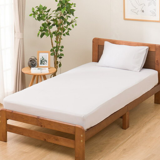 ニトリのマルチすっぽりシーツ(ポリウォッシュ 30 MJ04 GY)(布団・寝具)