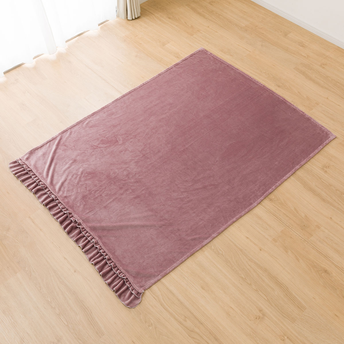 フリル付き毛布 シングル(フリル A25) デコホーム