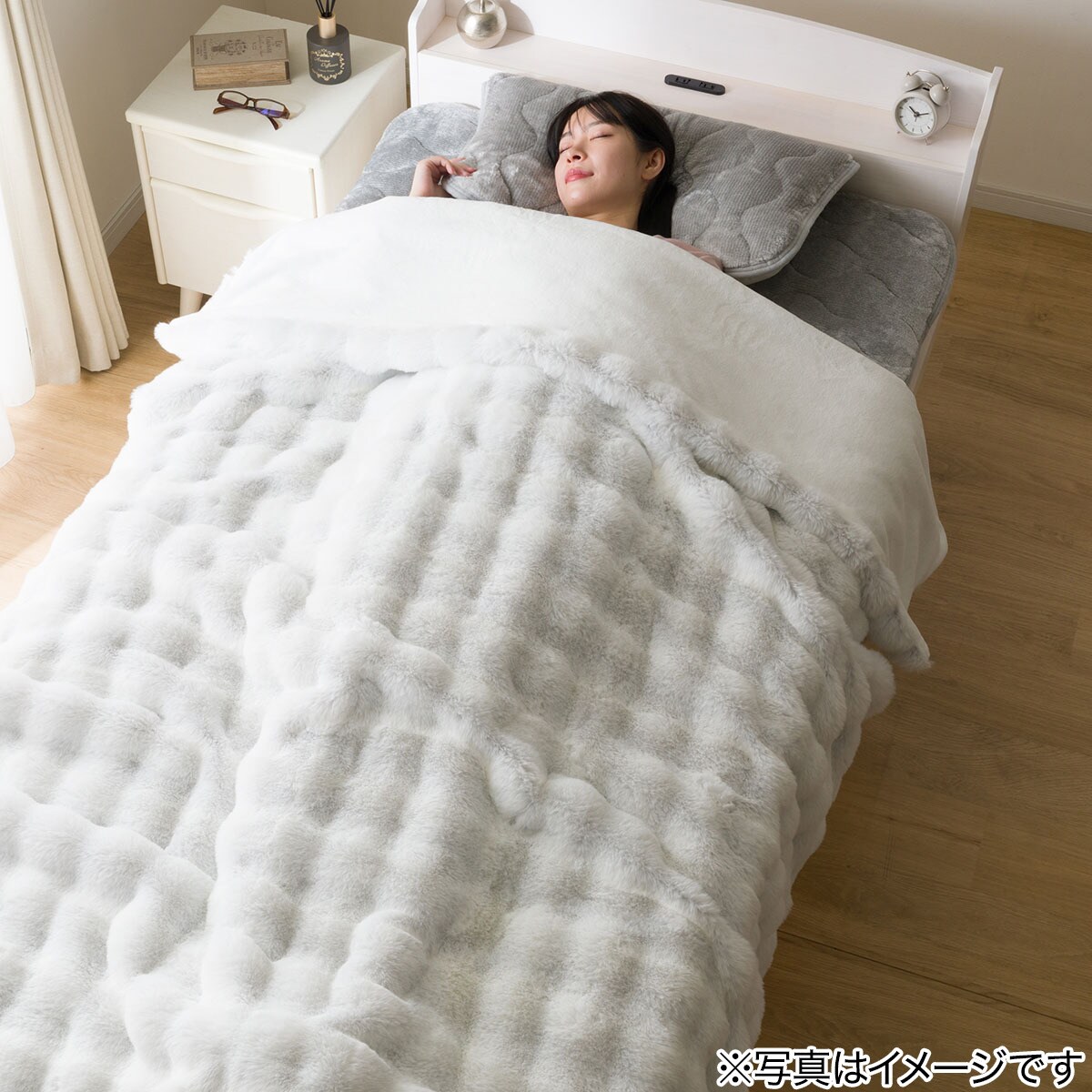 ぽこぽこ 2枚合わせ毛布(ポコポコタッチ A25) デコホーム