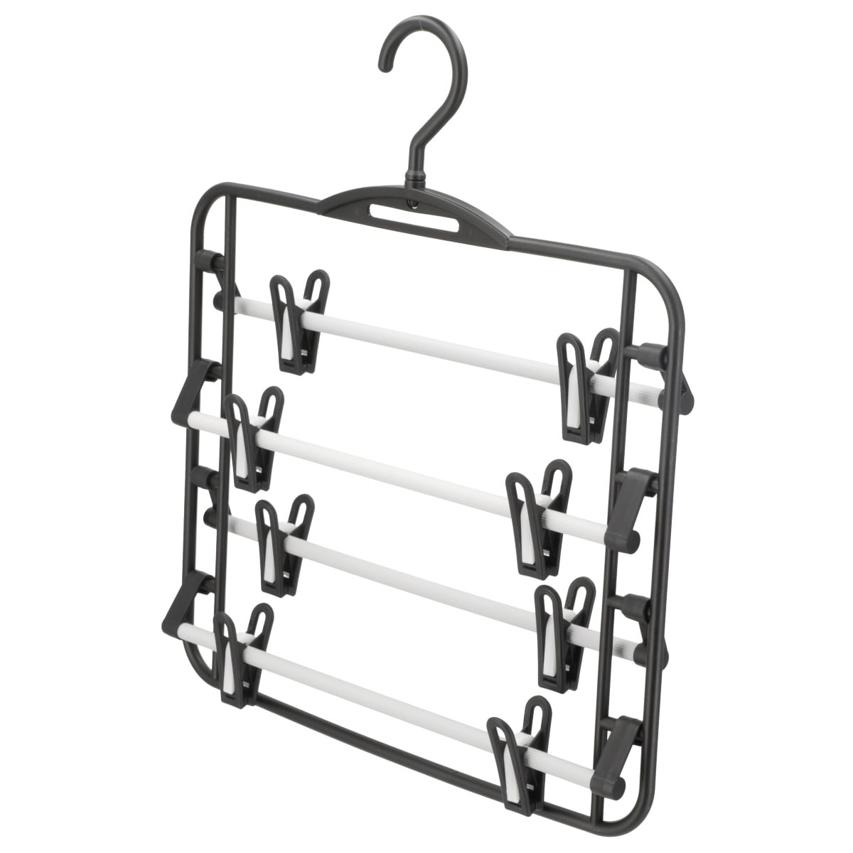 ニトリの4段スカート・ズボンハンガー(MR2c01)(ランドリー・バス・トイレ用品)