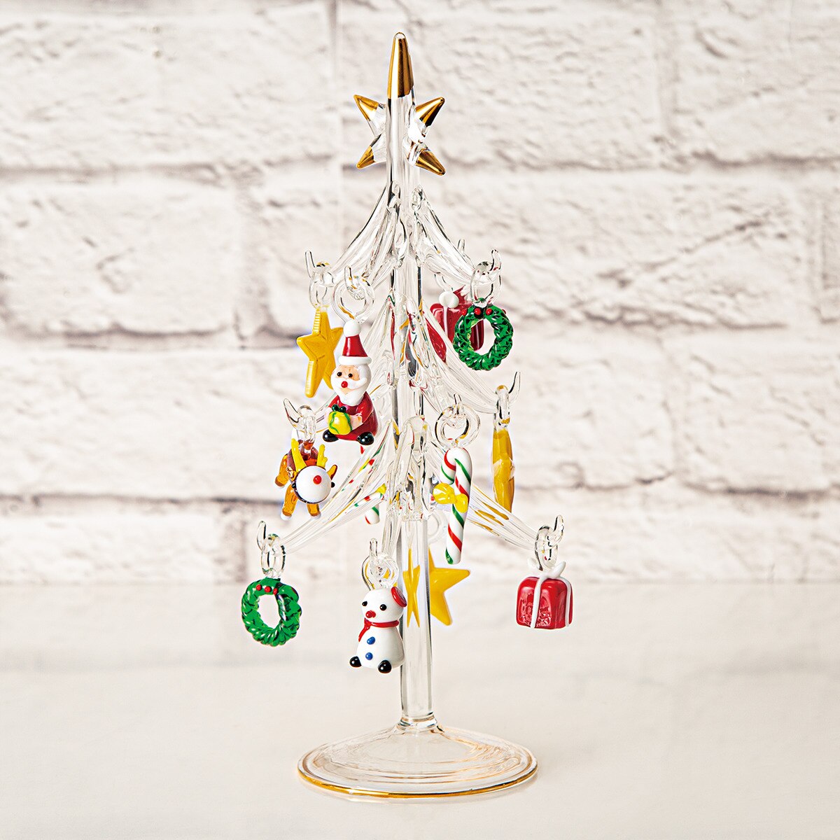 ガラスツリー(クリスマスデコ n4RW)　ニトリ 【玄関先迄納品】のサムネイル