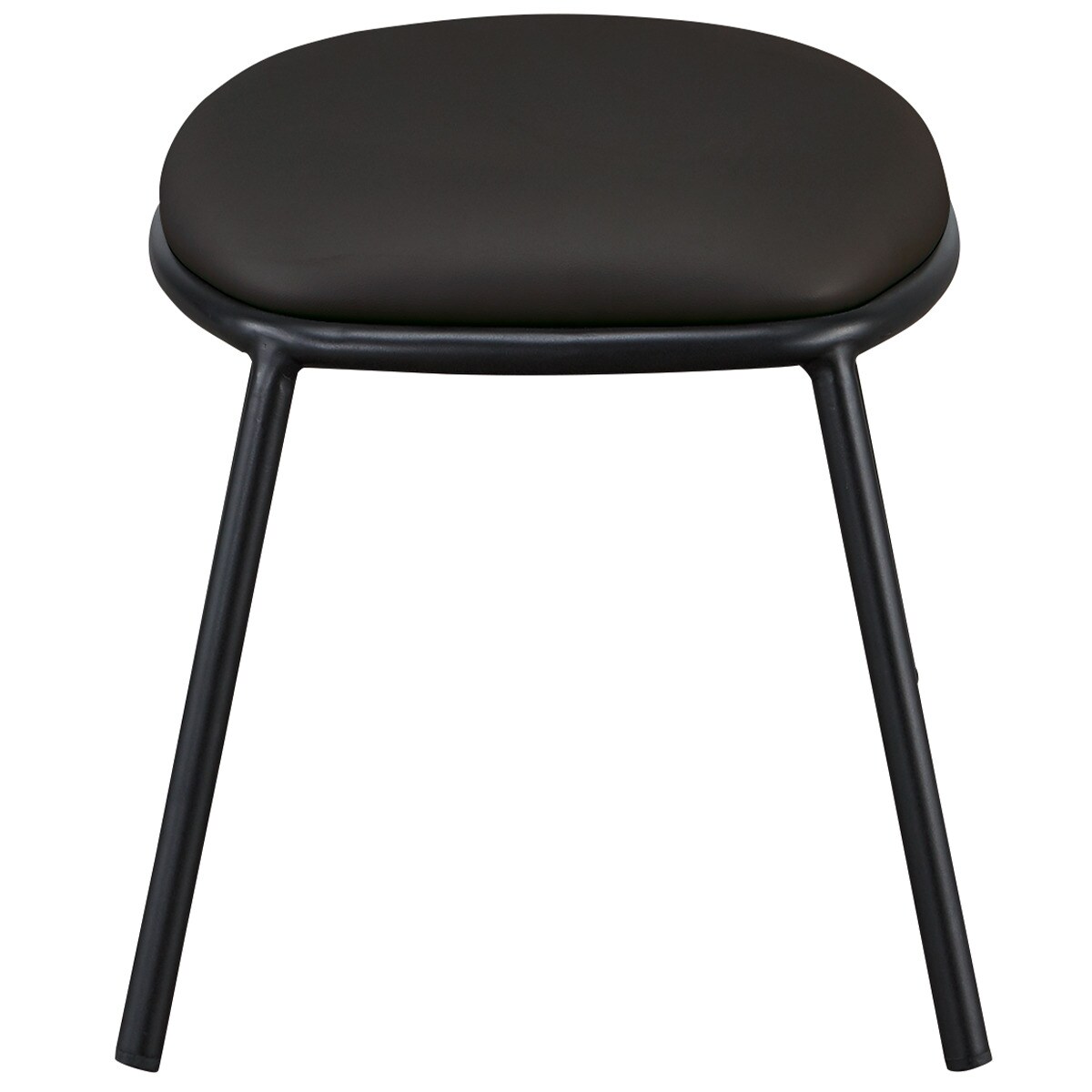 合皮スツール(LS-501 M85 BK)　 【配送員設置商品】