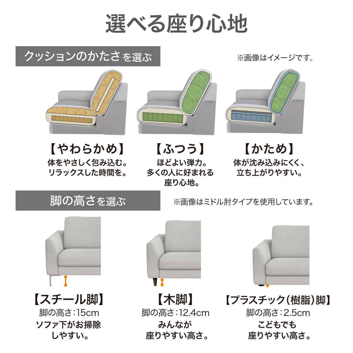 傷・汚れに強いファブリック 3人用ソファ プラスチック脚タイプ(Nシールド ソフトタイプ/ワイド肘 MS02 BR)　 【配送員設置商品】