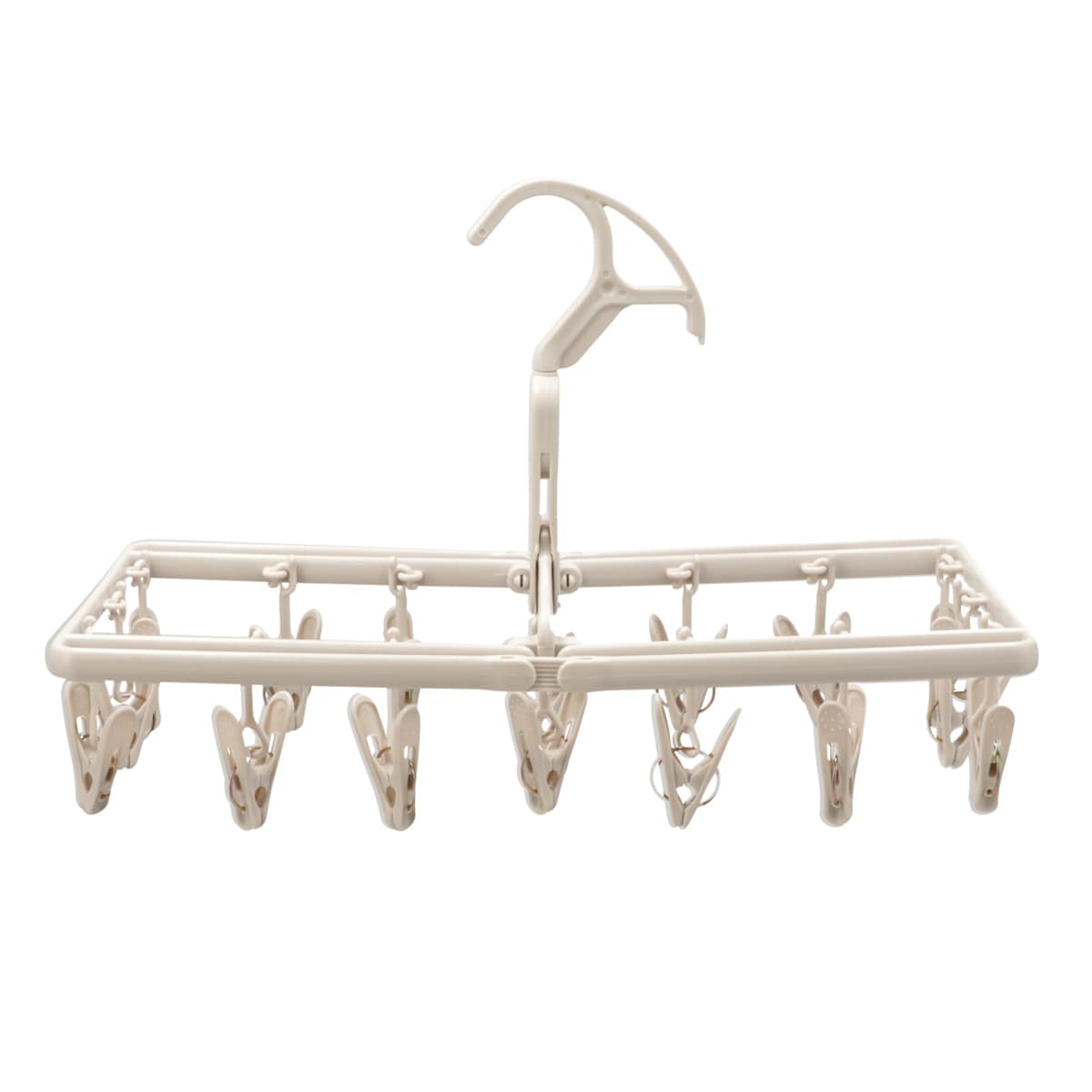 角ハンガー 16ピンチ(ライトモカ AI01)　  デコホーム