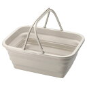 靴が洗えるタタメルバケツ(15L ライトモカ)【玄関先迄納品】 デコホーム(3)