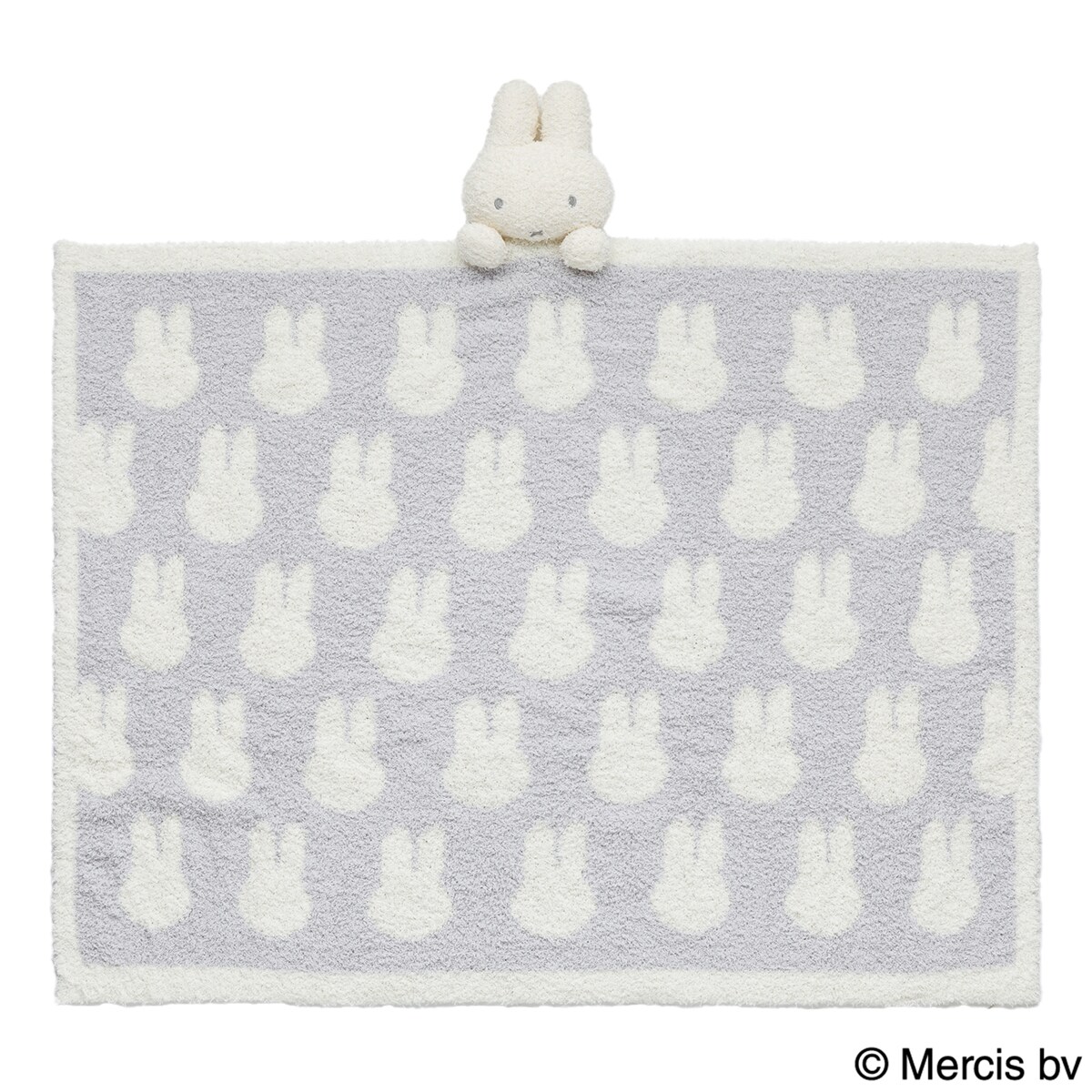 マスコット付きブランケット(フラッフィーミッフィー)　  デコホーム