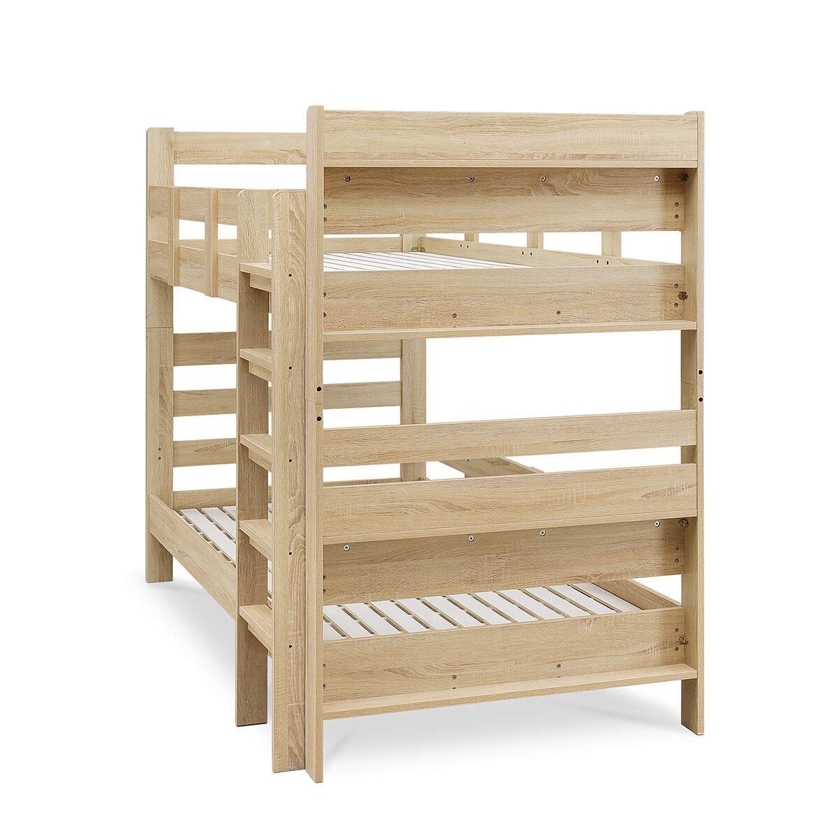 頑丈棚付き2段ベッドマットレスセット(リーゼ NA/RG02VB)【配送員設置商品】