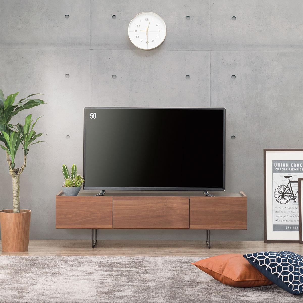 楽天市場】無印良品 TV台（テレビ台・ローボード｜収納家具