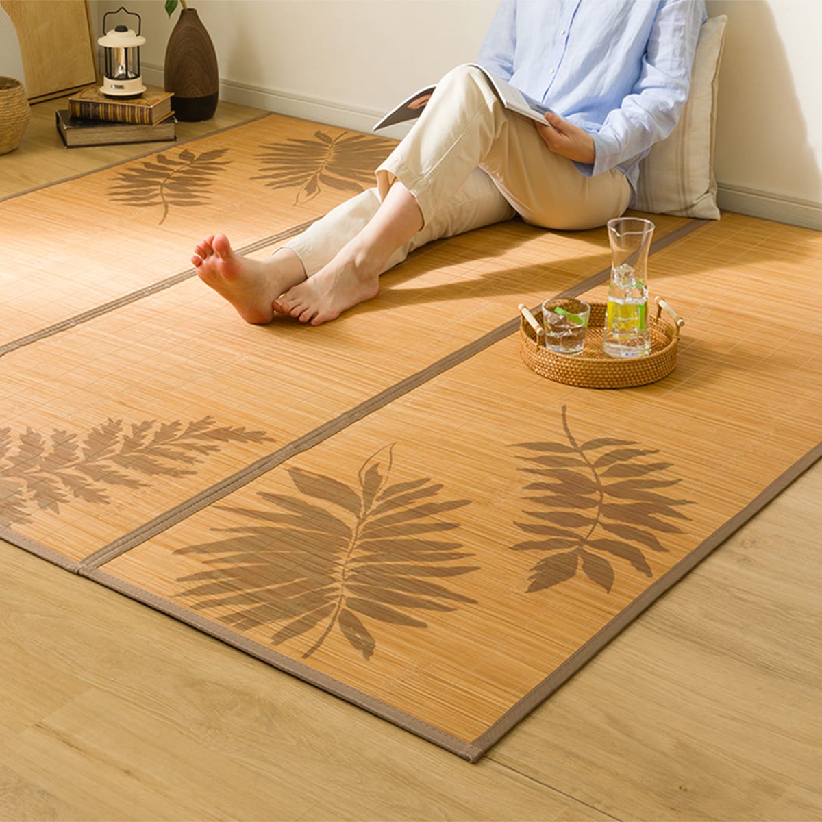 接触冷感 竹ラグ(dpr BR g)