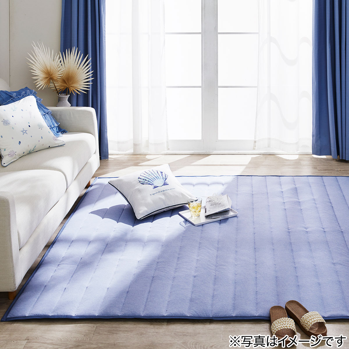 ラグ(Nクール ブルー gDS1)　  デコホーム