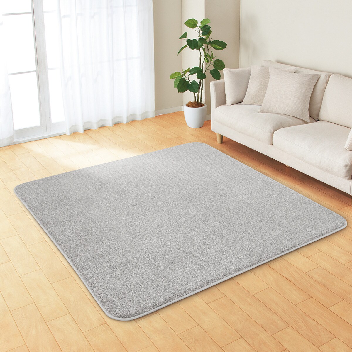 極厚30mmウレタン入り防汚＋防音ラグ(GY PL04)