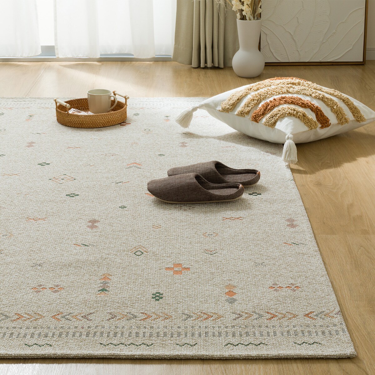 ジャカード織りラグ(JA03)