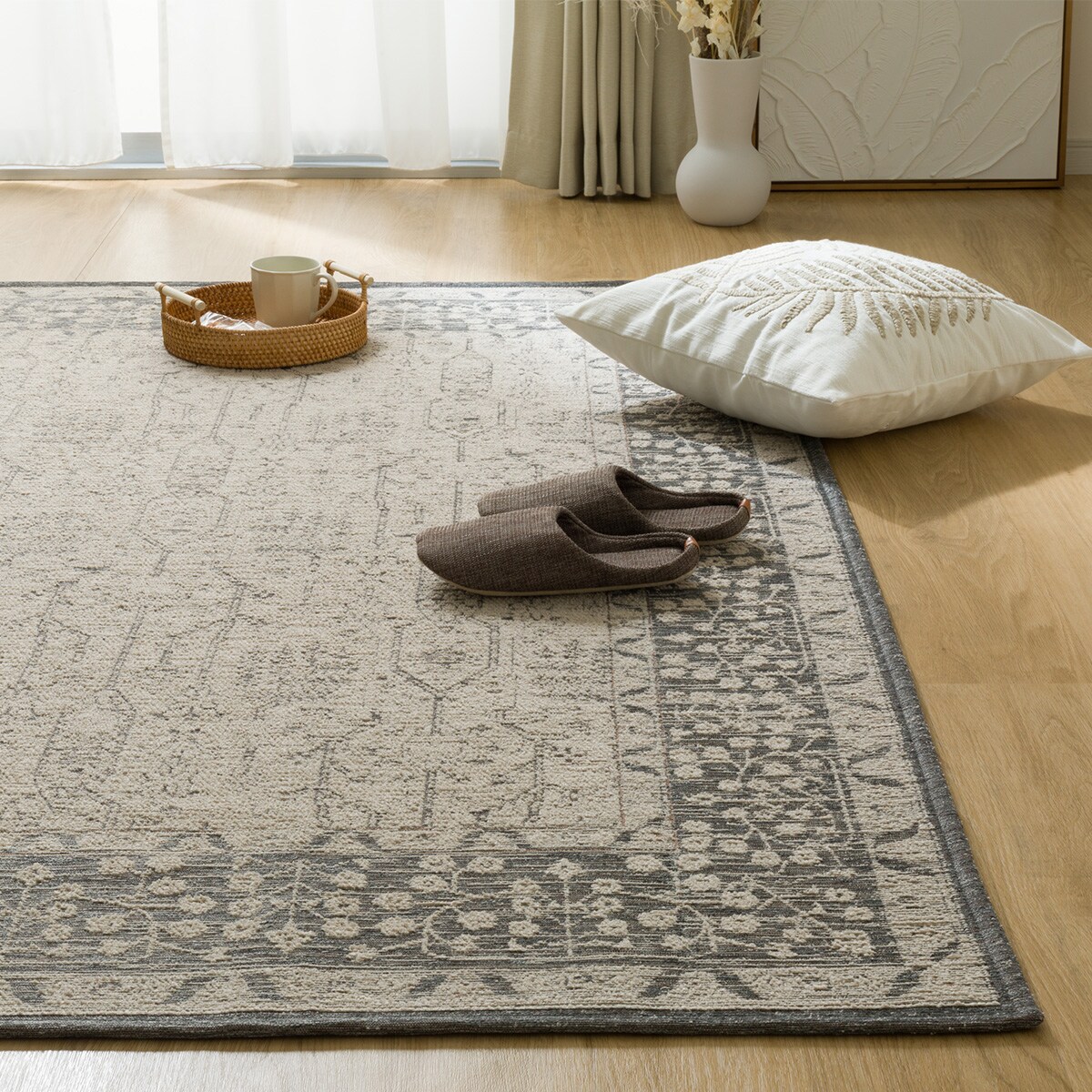 ジャカード織りラグ(JA04)