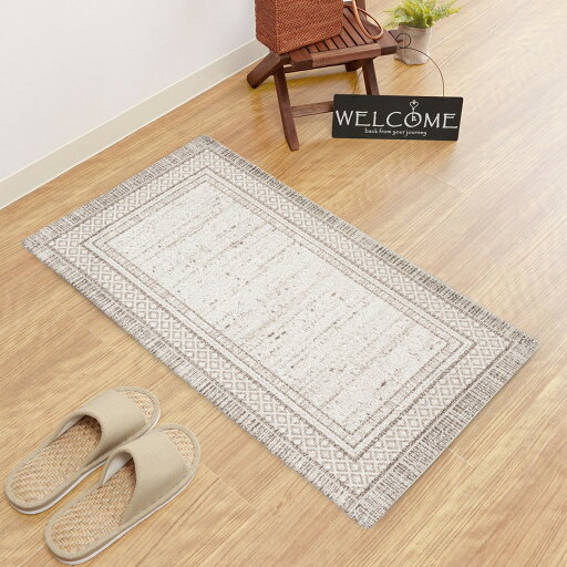 ニトリのジャカード織りマット(50x80 JA06)(ラグ・マット)