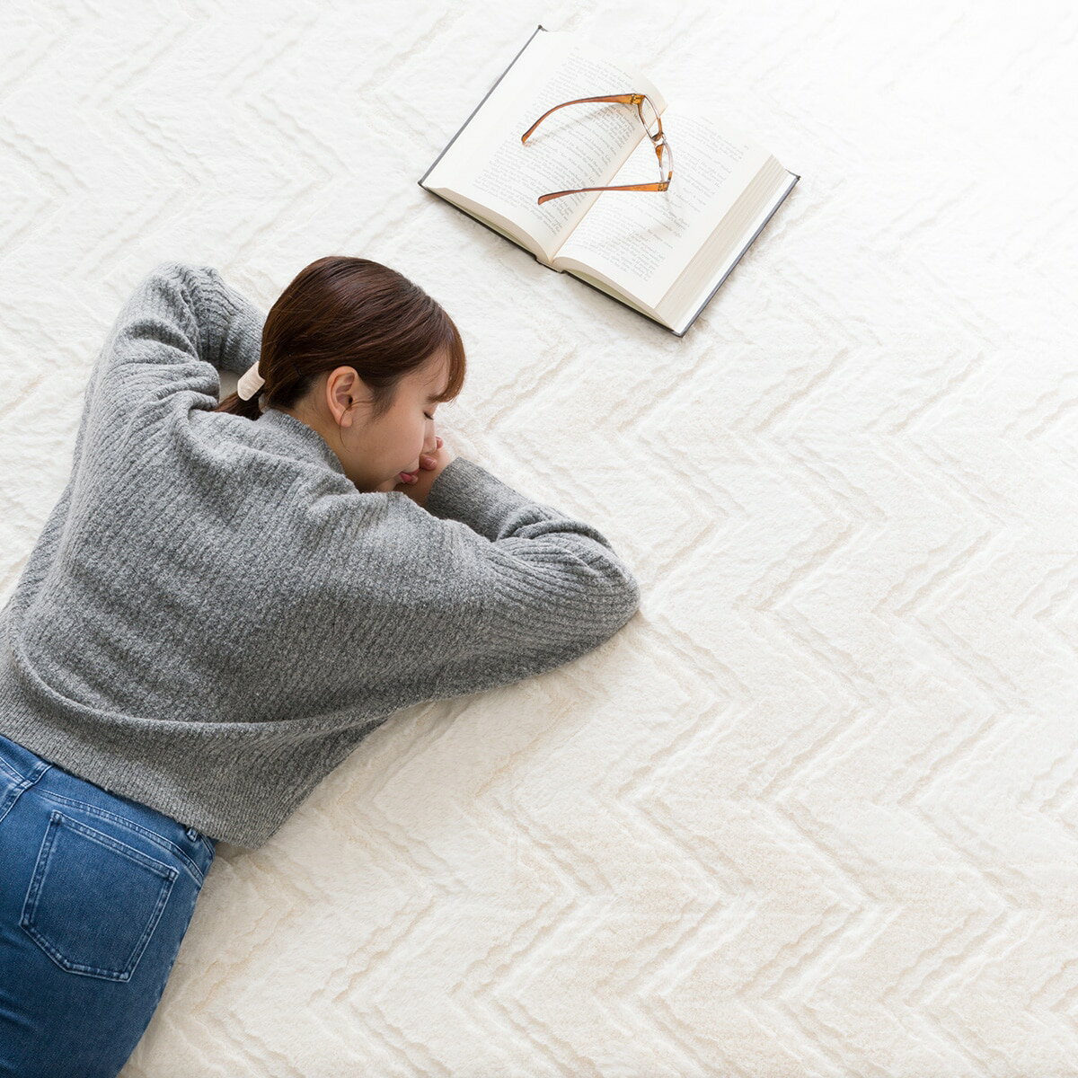 極厚30mmウレタン入り 防汚加工+防ダニ加工+防音ラグ(IV PL13)