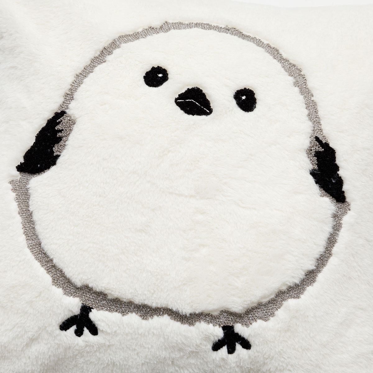 クッションカバー(EBシマエナガホワイト cSCy1)　  デコホーム