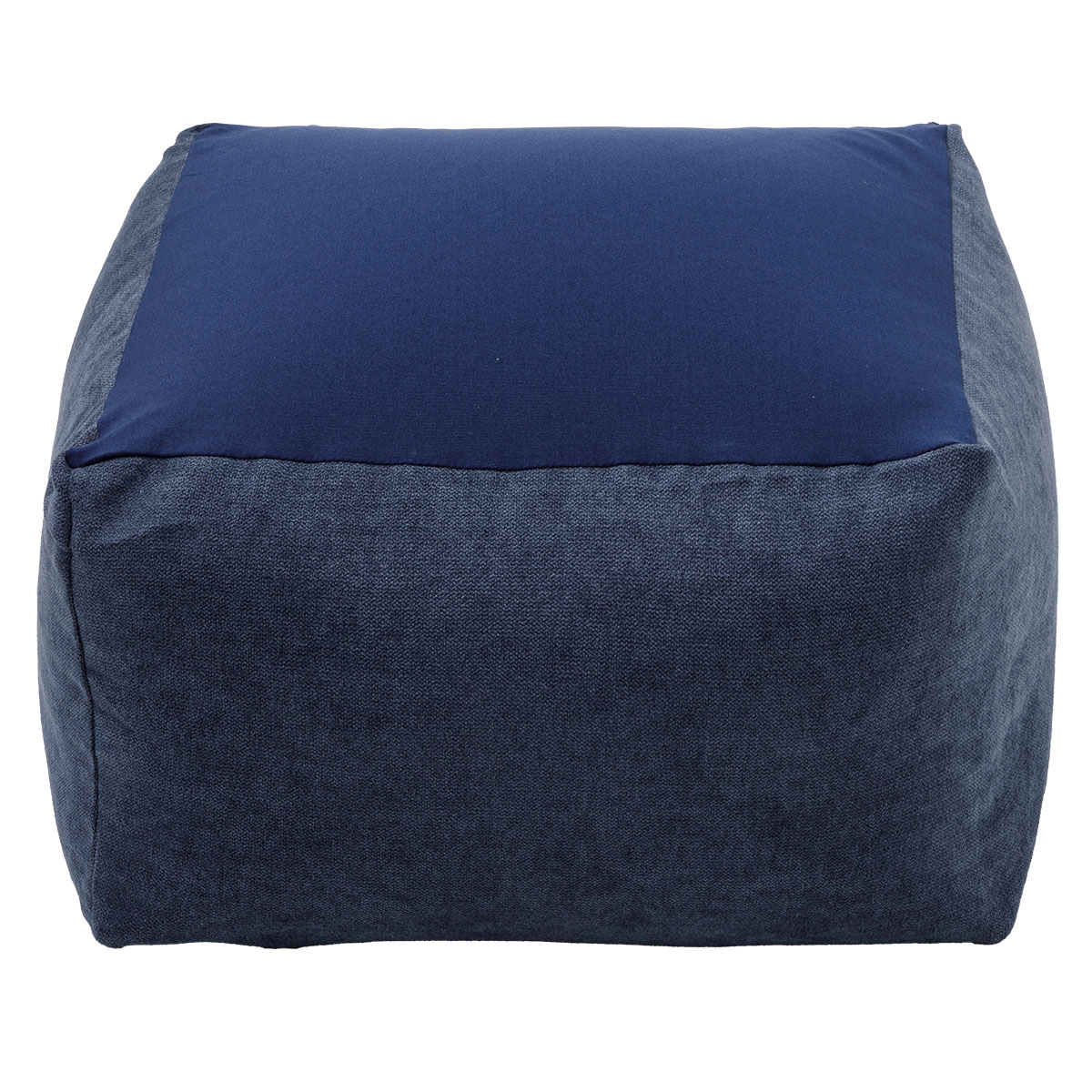 ビーズクッションカバー (ヌードミニビーズクッション専用 シェニー ネイビー cB)　  デコホーム