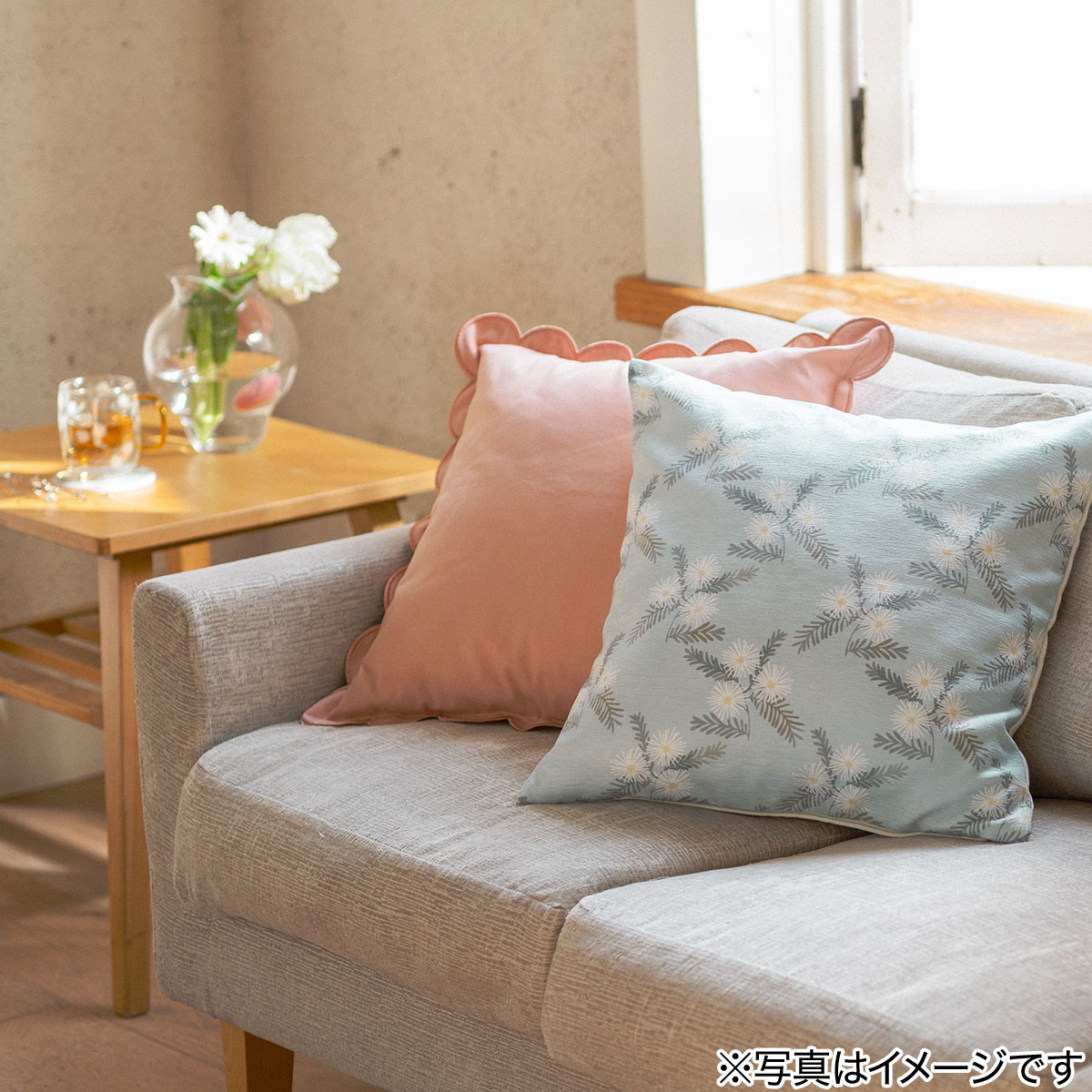 クッションカバー(スカラップ gSChm1)　  デコホーム