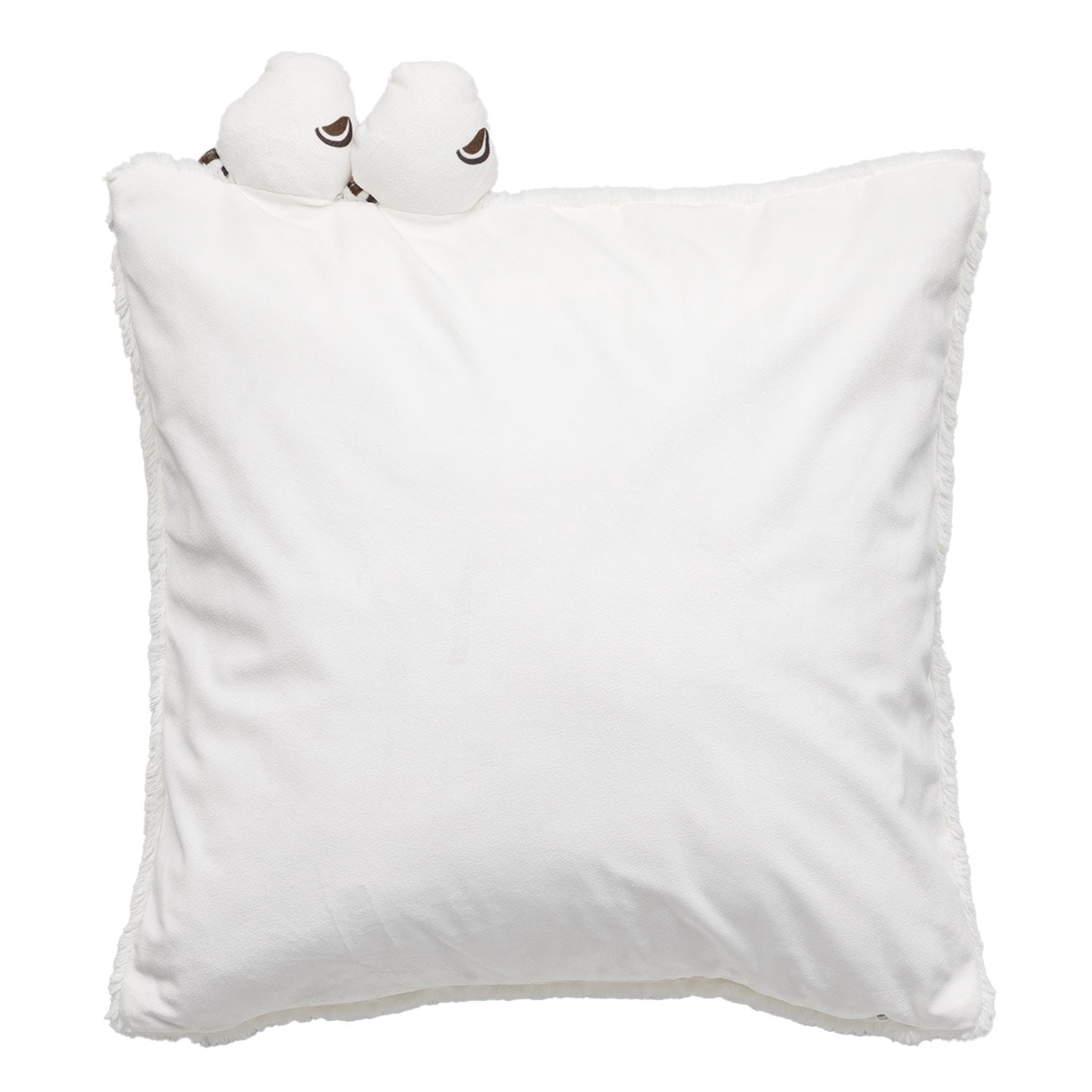 クッションカバー(シマエナガファー gSCy7a) デコホーム