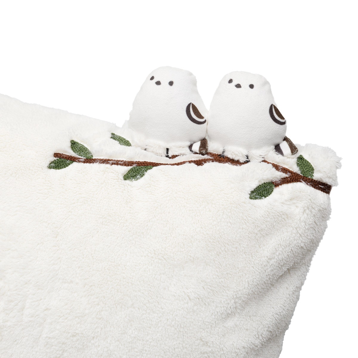 クッションカバー(シマエナガファー gSCy7a) デコホーム