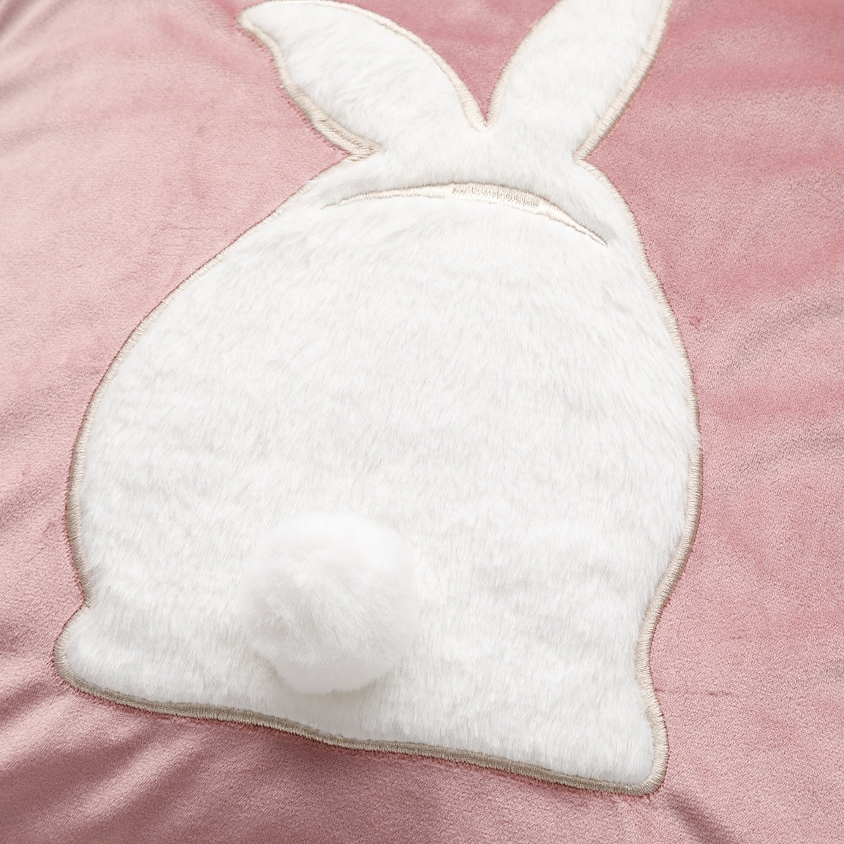 クッションカバー(ラビットR パープル gSCy4a) デコホーム