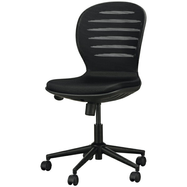 ニトリの[幅57cm]オフィスチェア(OAチェア MS7003H BK)   【1年保証】(チェア・椅子)