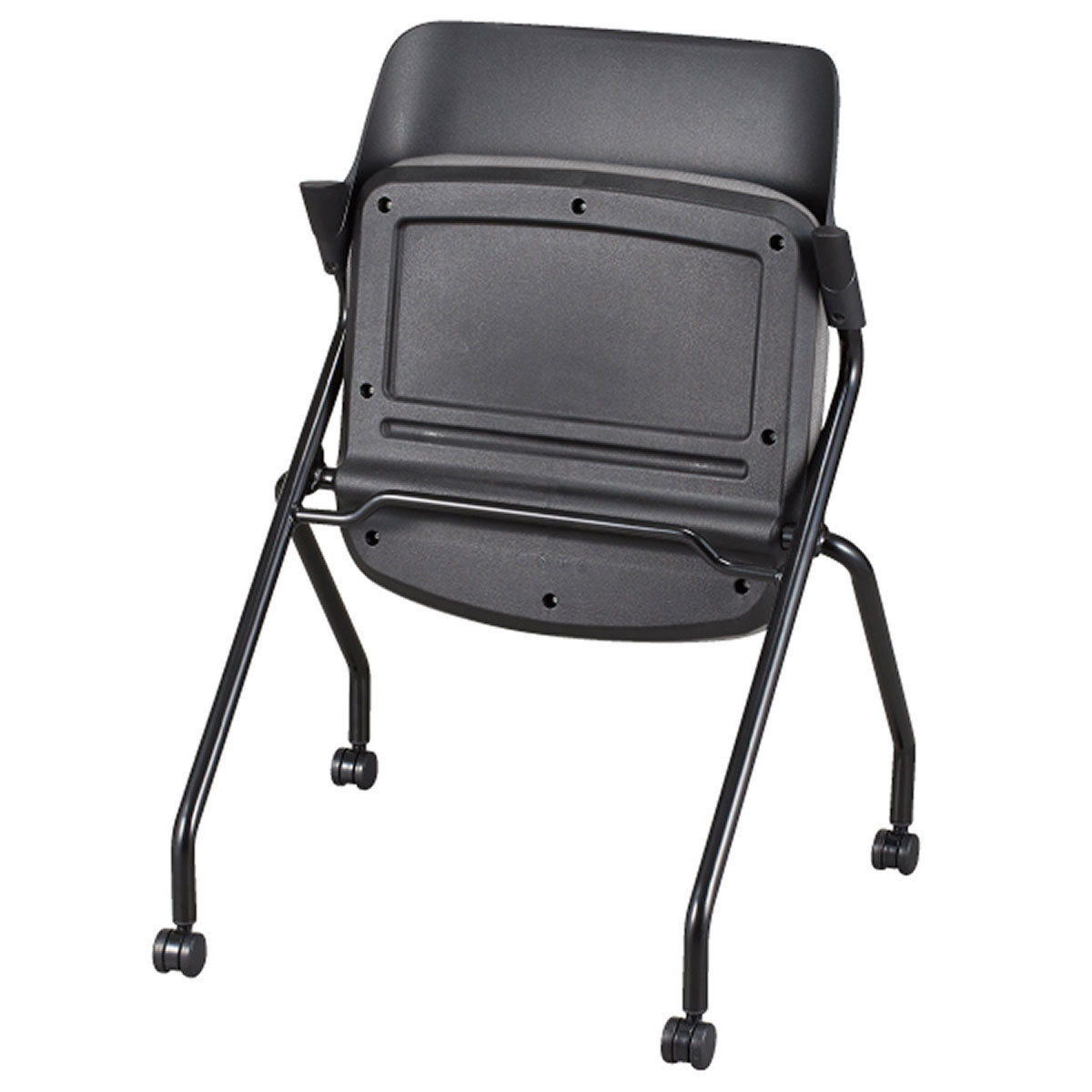 エントリーでP5倍！[幅60.9cm]ミーティングチェア(サヤ ヒジナシBK/GY)   【1年保証】