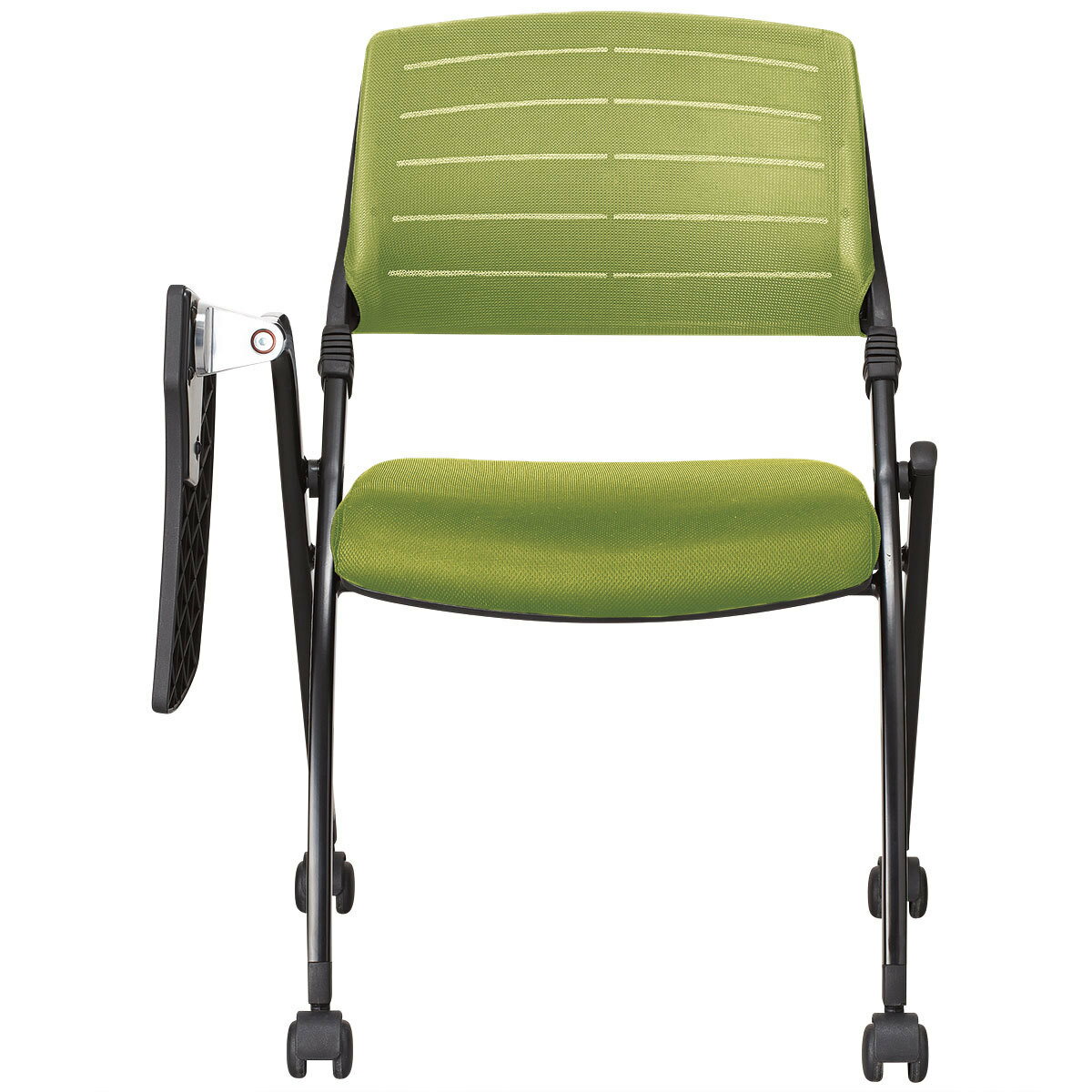 [幅61.5cm]ミーティングチェア(H-6188F-T GR)   【1年保証】