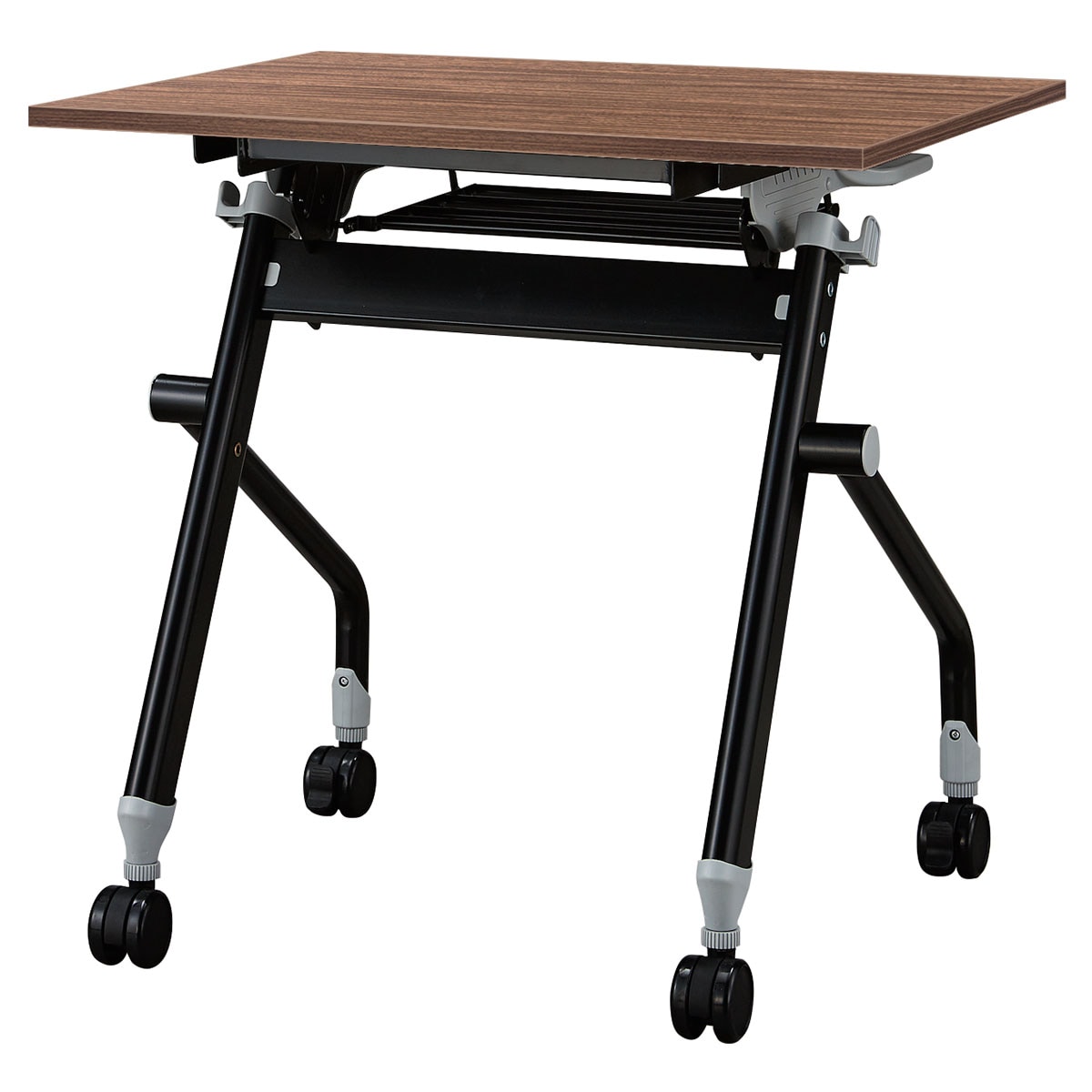 ニトリの[幅75cm] 会議用テーブル(NF9 7560 WN/BK)   【1年保証】(チェア・椅子)