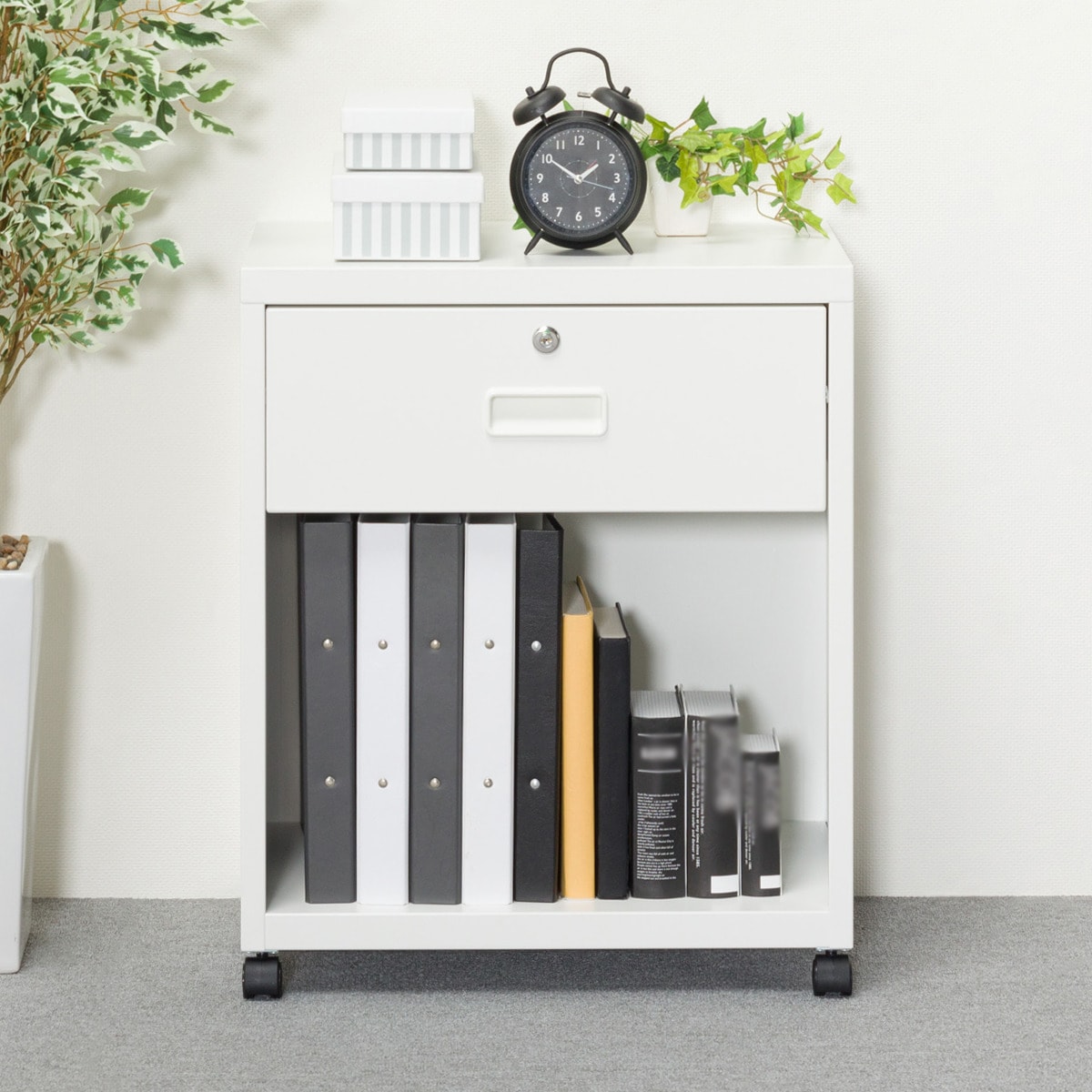 [幅50cm]デスクターナ(TSDTヒキダシ500 WH)   【1年保証】