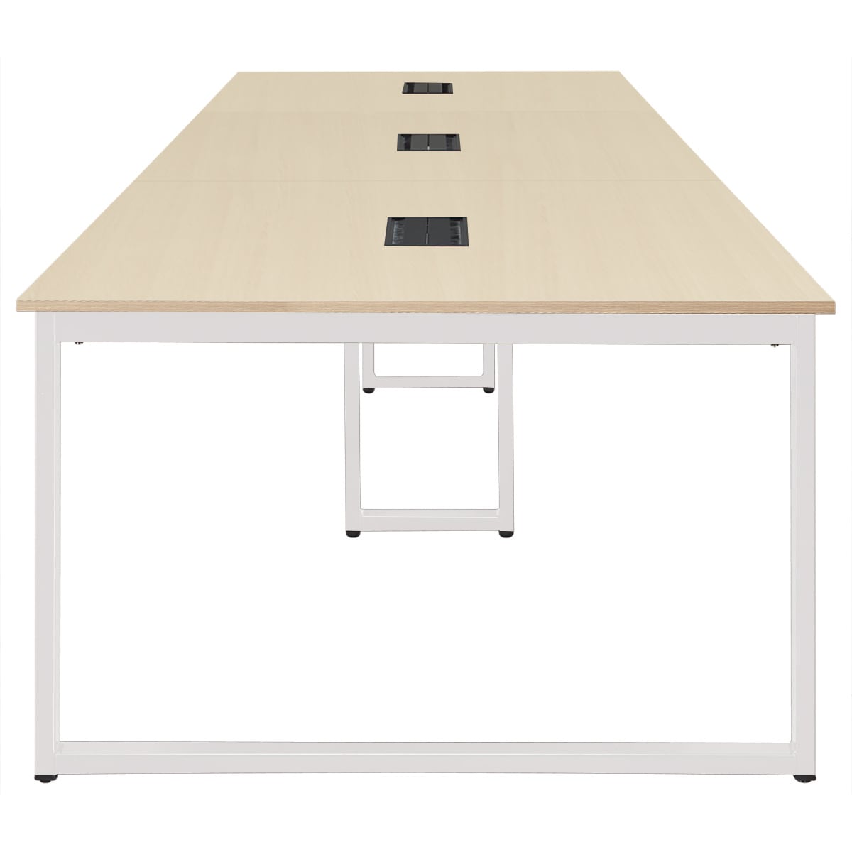 [幅360cm]フリーアドレスデスク(テーブル NT-3600 WH/OAK)  【配送員設置】 【3年保証】