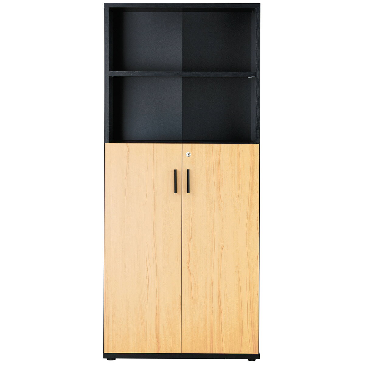 木製キャビネット(ブリザ2 ハーフ扉 5段)