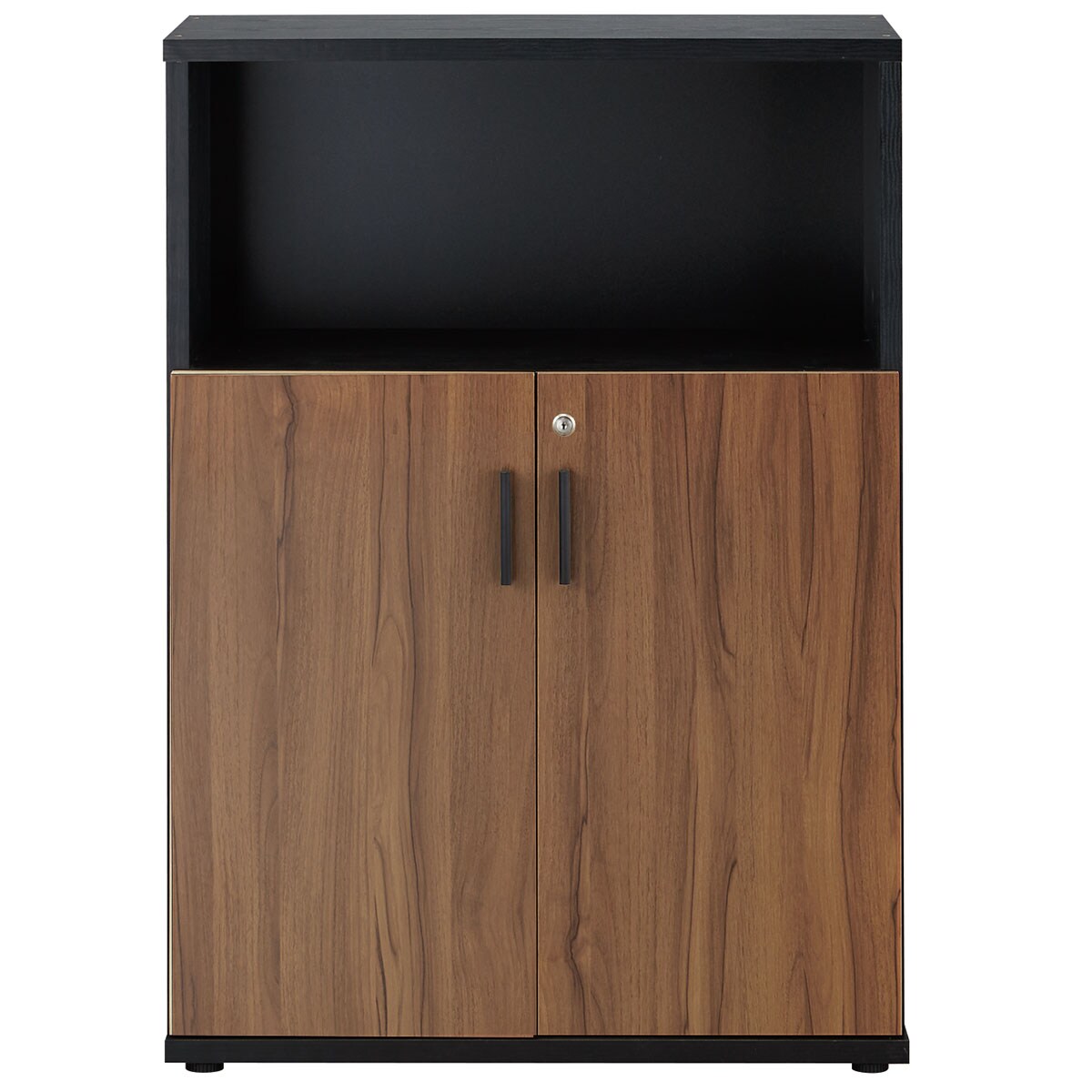 木製キャビネット(ブリザ2 ハーフ扉 3段)