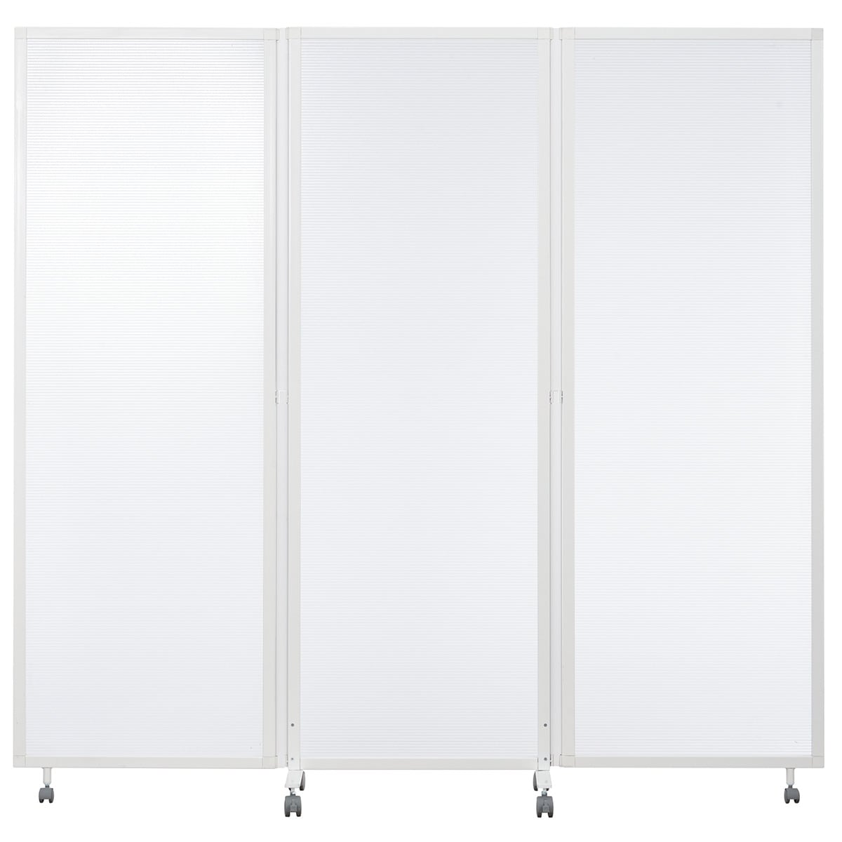 三つ折パーテーション (シャスタ3 PC/WH)  【配送員設置商品】 【3年保証】