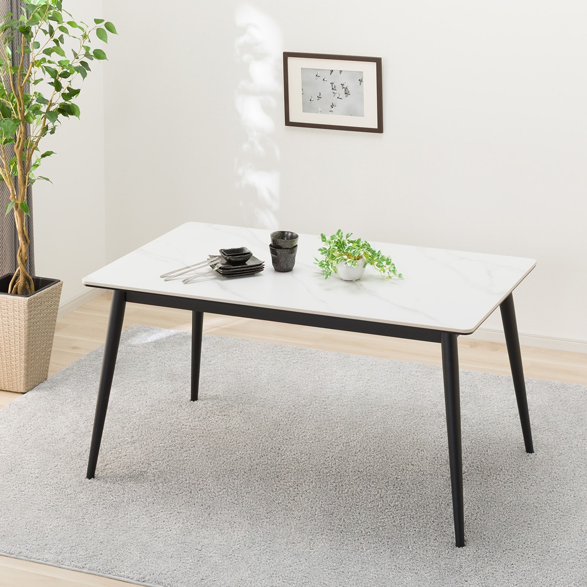 ニトリ　ダイニングテーブル　135×80×70 楽天市場】ニトリ ダイニングテーブル 135の通販