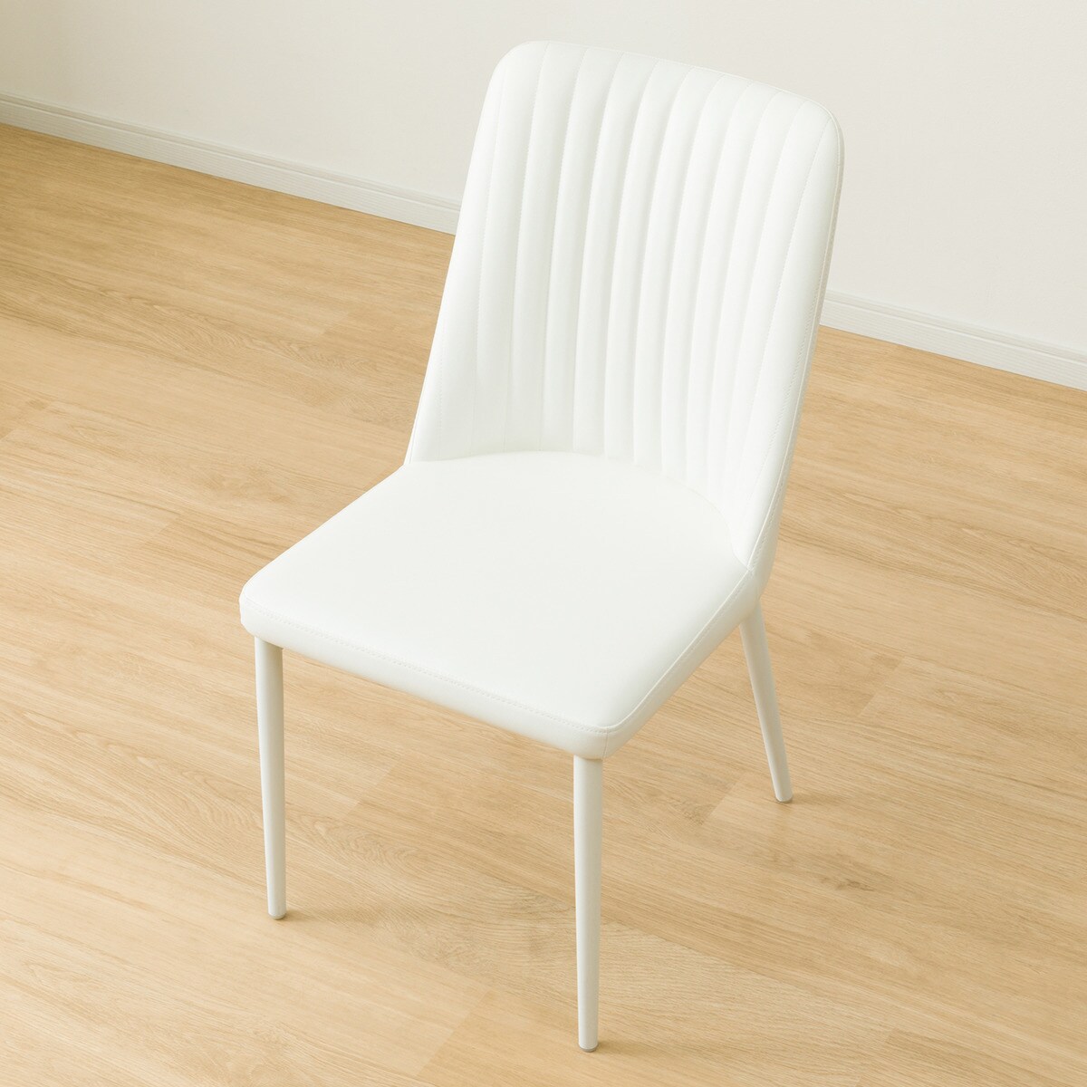 ダイニングチェア(SD341PVC WH)