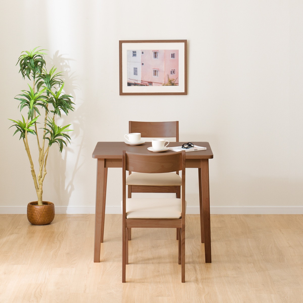 ダイニングテーブル3点セット (4LEG SI01 G 7860/SI01A MBR)   【5年保証】