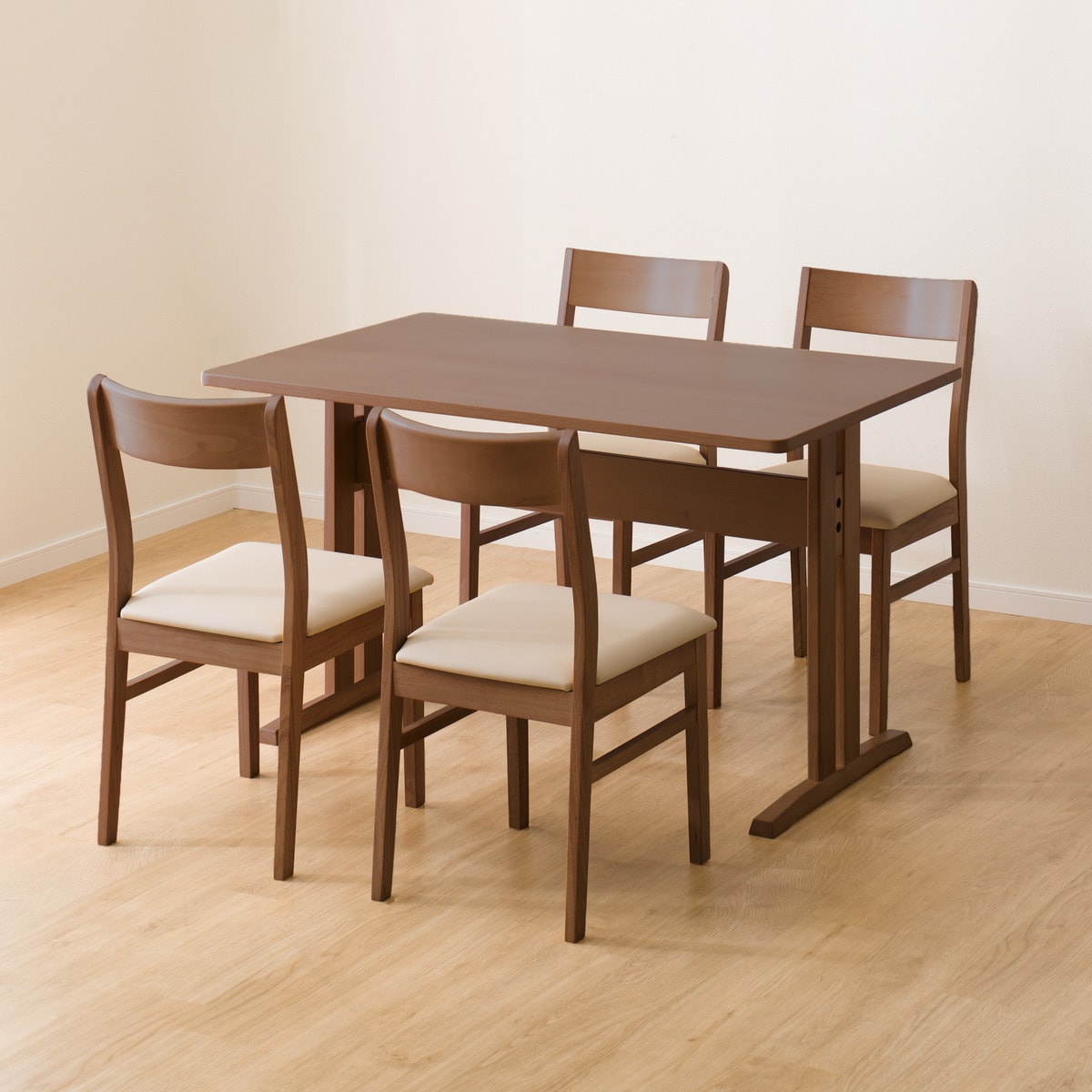 ダイニングテーブル5点セット (TLEG SI01 G 120/SI01A MBR)  【配送員設置商品】 【5年保証】