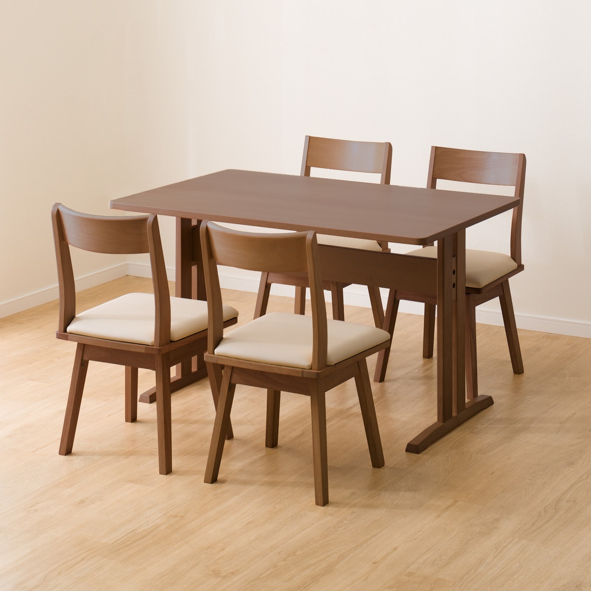 ダイニングテーブル5点セット (TLEG SI01 G 120/回転式SI01A MBR)  【配送員設置商品】 【5年保証】