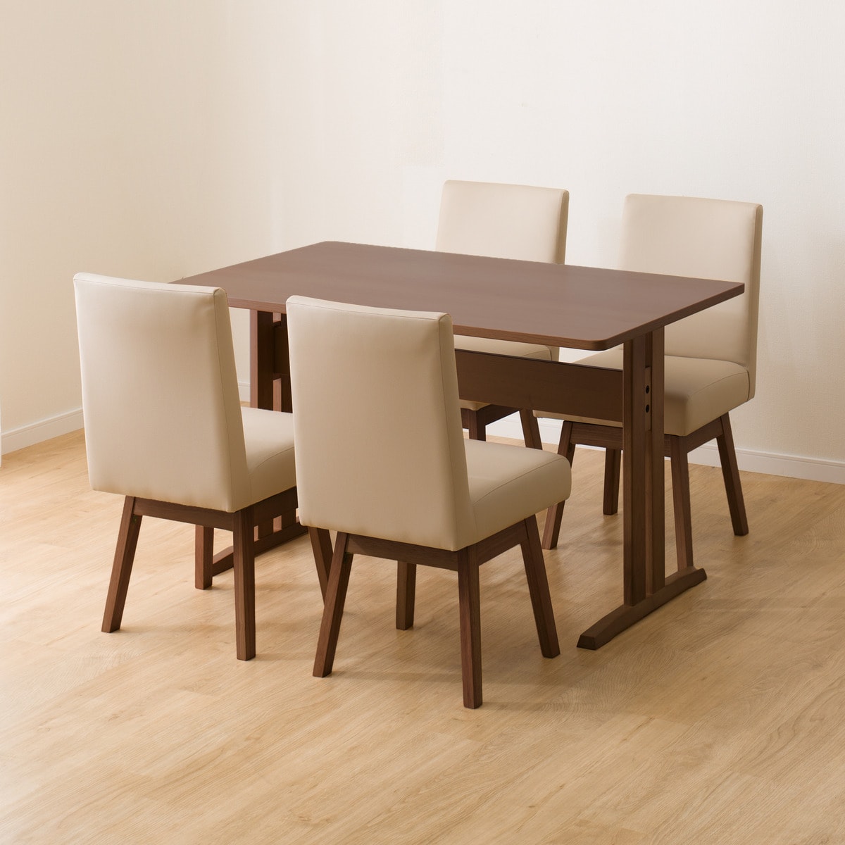 ダイニングテーブル5点セット (TLEG SI01 G 120/回転式SI01B MBR)  【配送員設置商品】 【5年保証】