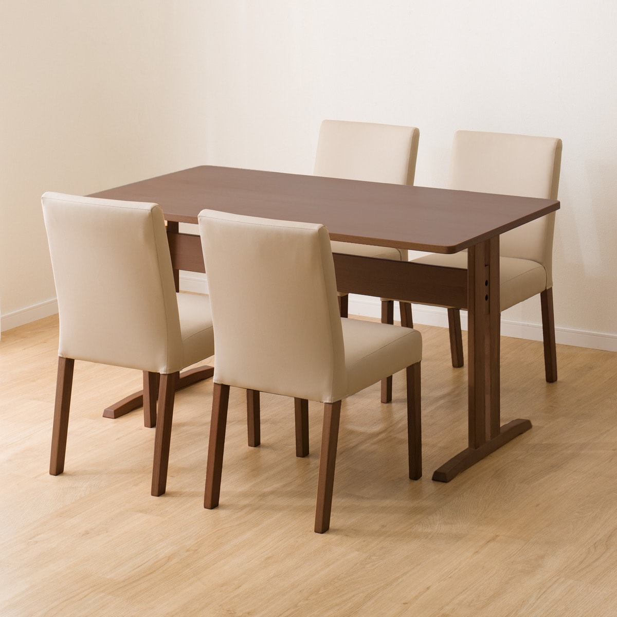 ダイニングテーブル5点セット (TLEG SI01 G 135/SI01B MBR)  【配送員設置商品】 【5年保証】