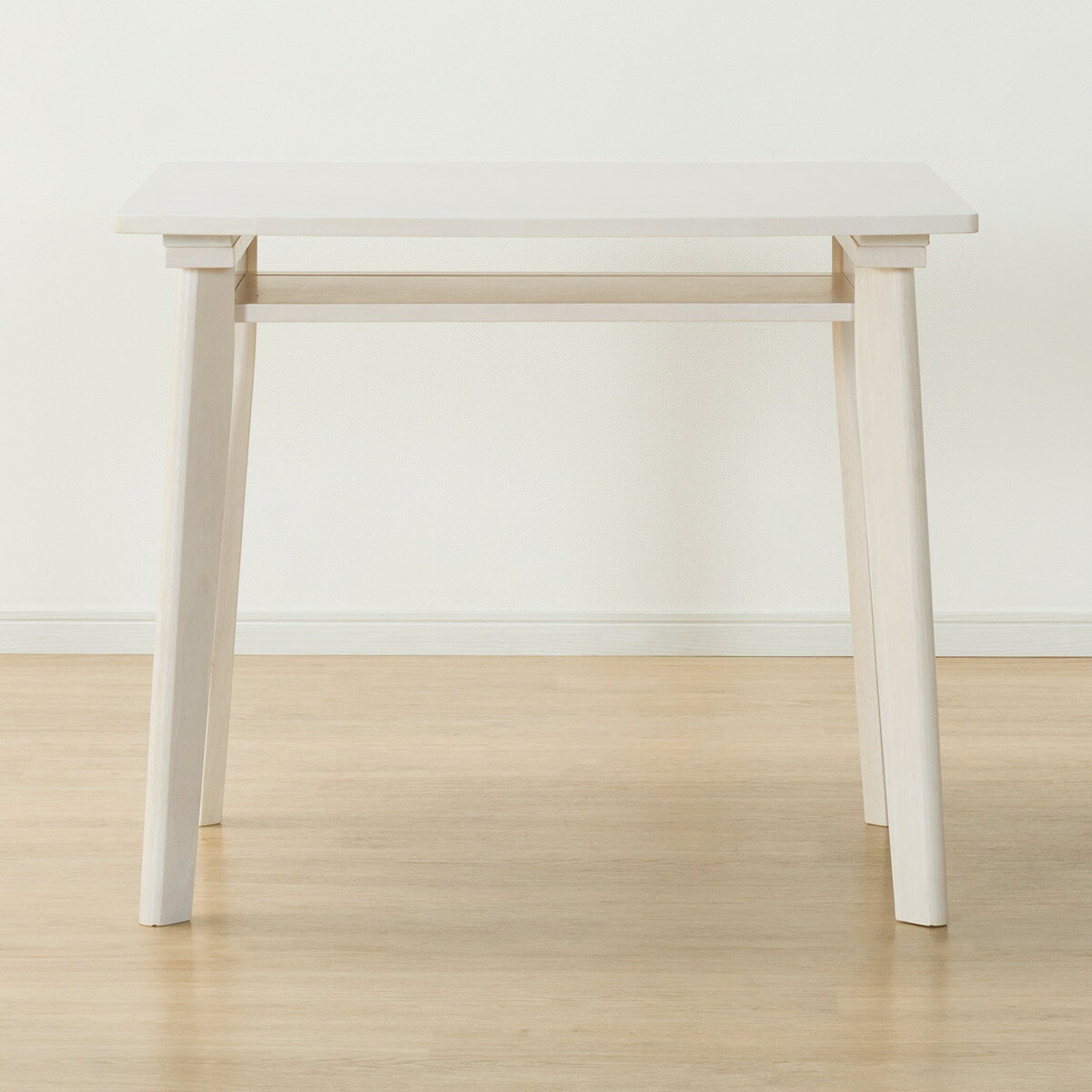 [幅85cm] ダイニングテーブル (スタディーS 85棚付き WW)   【5年保証】