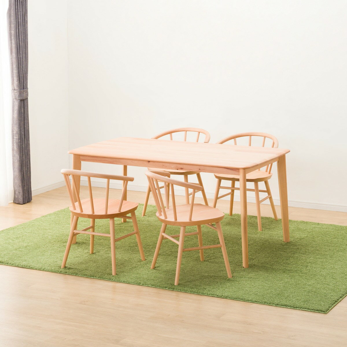 ダイニングテーブル5点セット (NコレクションT-01 150 NA/C-53 NA)  【配送員設置商品】 【5年保証】