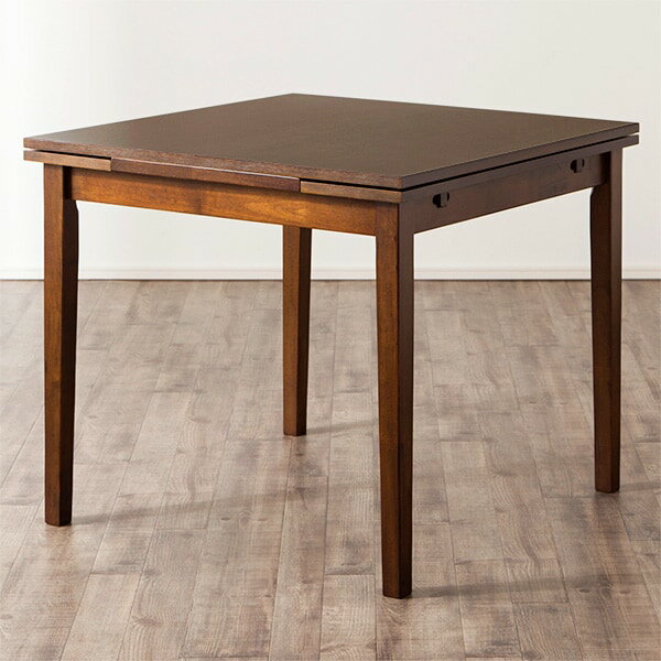 [幅80cm] 伸長式ダイニングテーブルセット(DTジギー2/ビバDBR)   【5年保証】