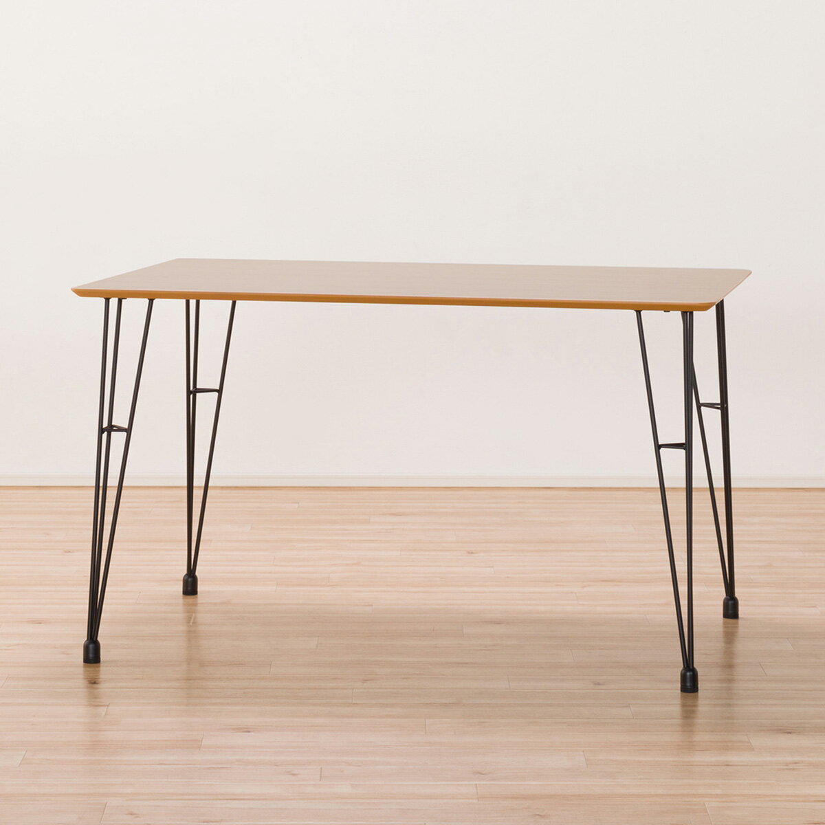 [幅120cm] ダイニングテーブルセット(DTNクーボ120LBR/DCNクーボPVCBK)   【5年保証】