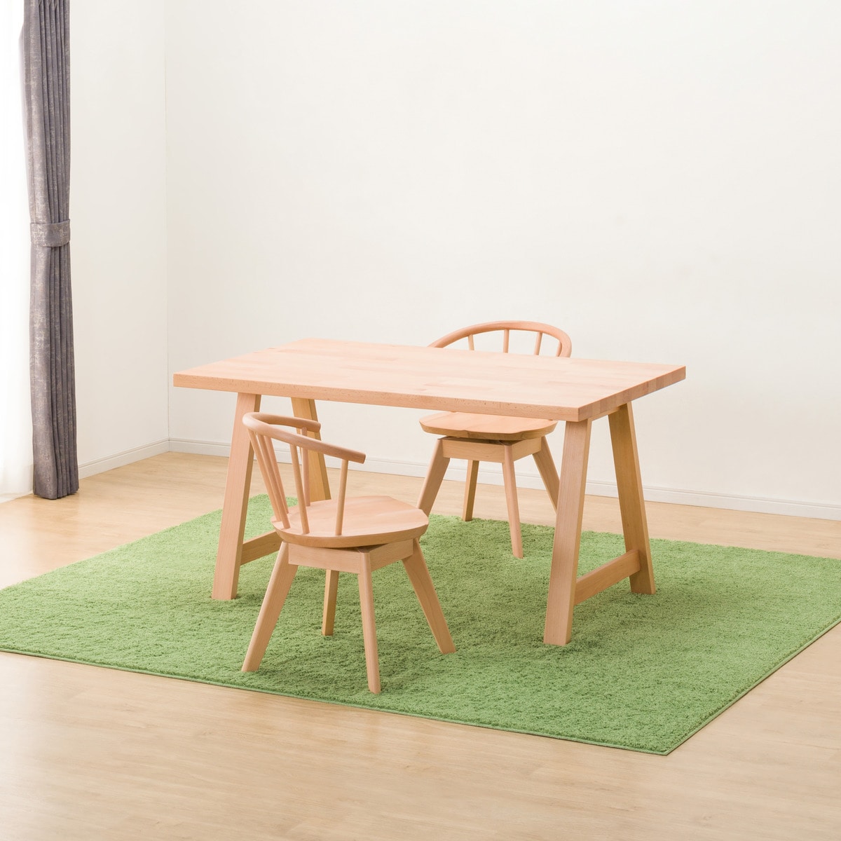 ダイニングテーブル3点セット (NコレクションT-06A 135 NA/C-53S NA)  【配送員設置商品】 【5年保証】