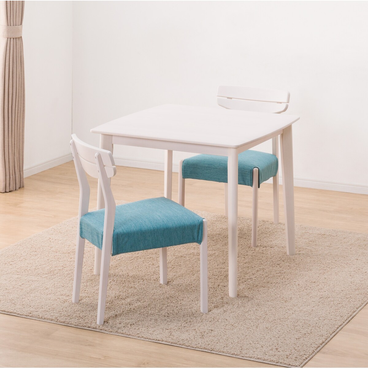 ダイニングテーブル3点セット (DTアルナスDF80WW/ダイニングチェアアルナスTBL)  【配送員設置商品】 【5年保証】