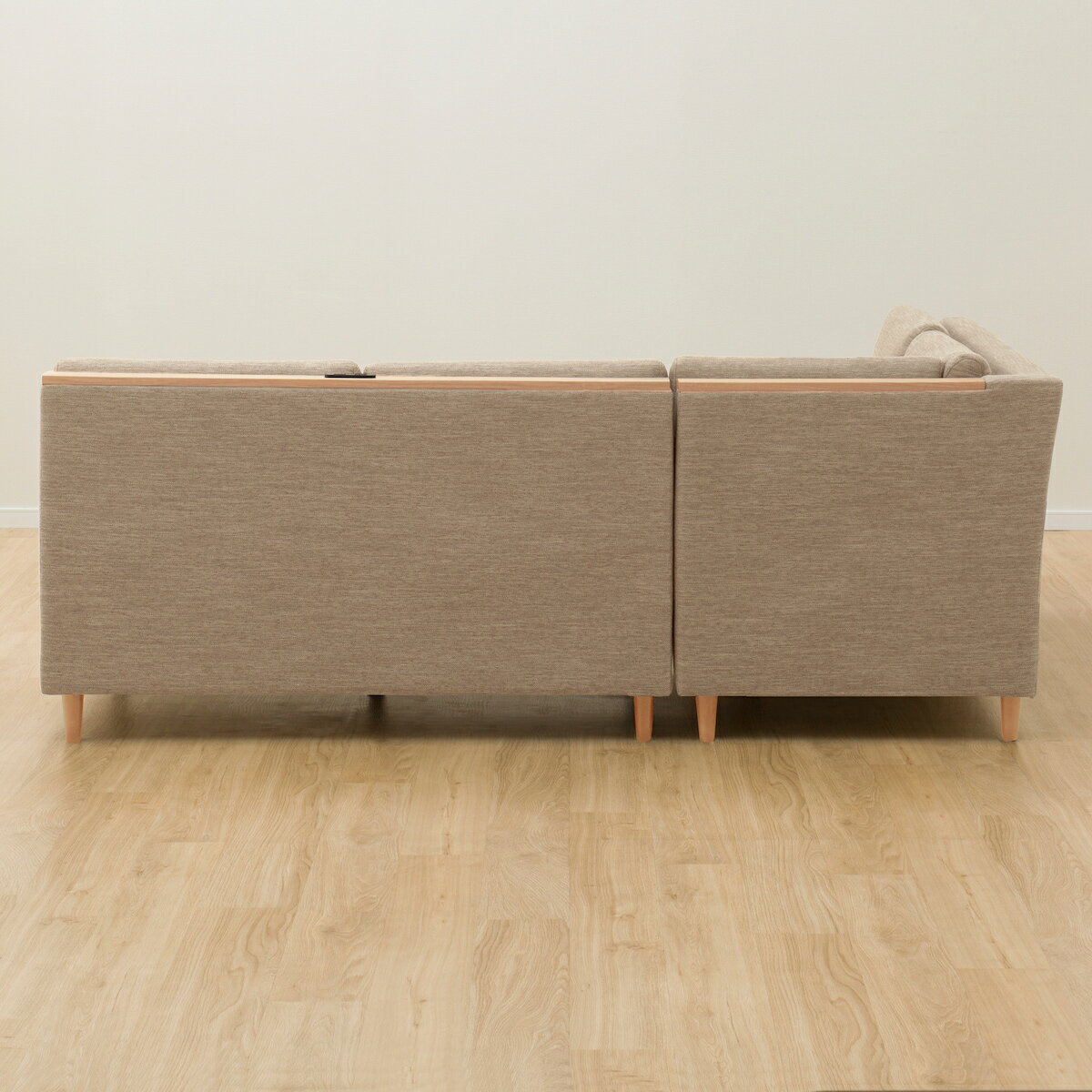 [幅120cm] リビングダイニングテーブル3点セット(LC-004 120 LBR/2P/カウチソファ左肘/LD1 DR-BE)  【配送員設置】 【5年保証】 【期間限定価格：11/17〜12/31まで】