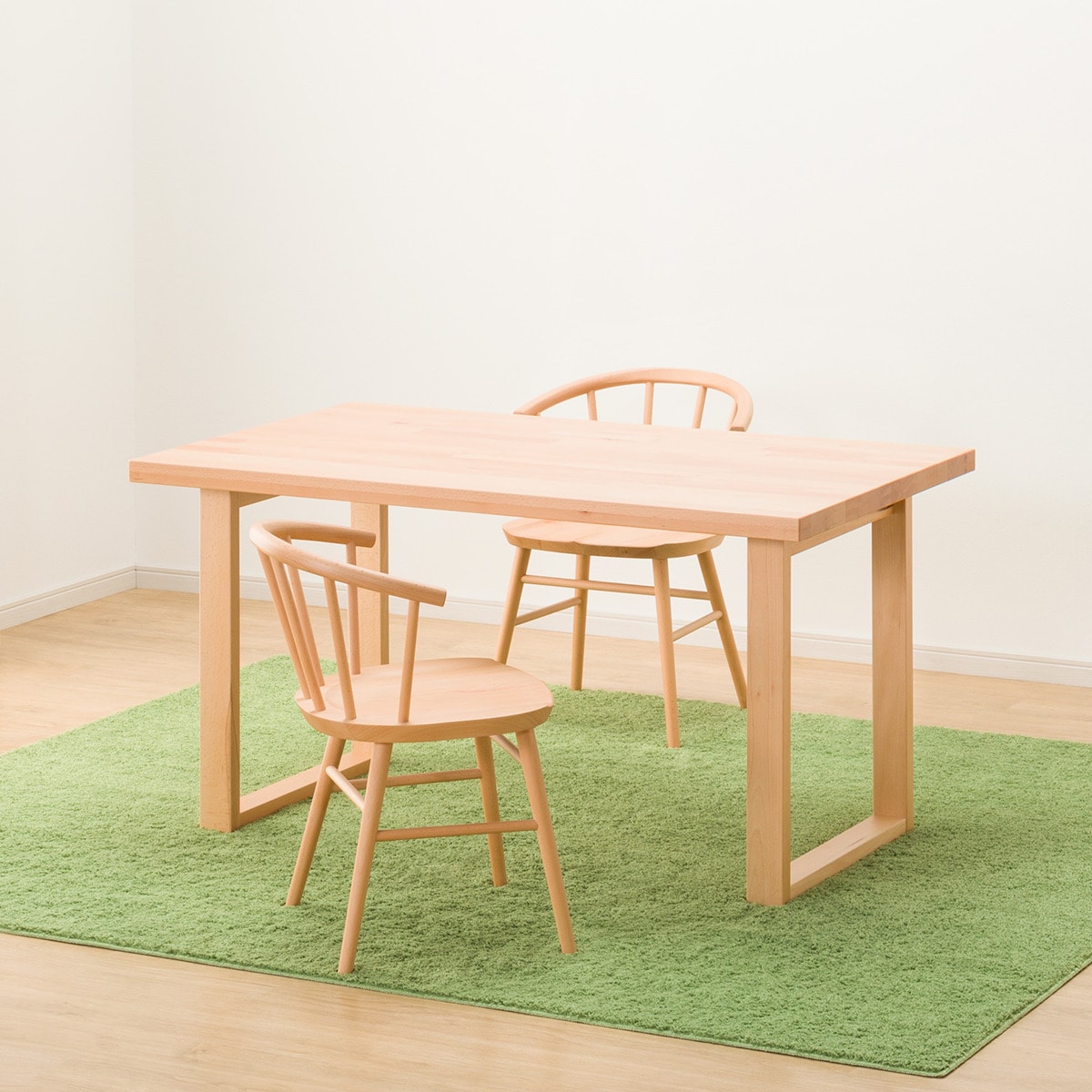 ダイニングテーブル3点セット (NコレクションT-06U 135 NA/C-53 NA)  【配送員設置商品】 【5年保証】