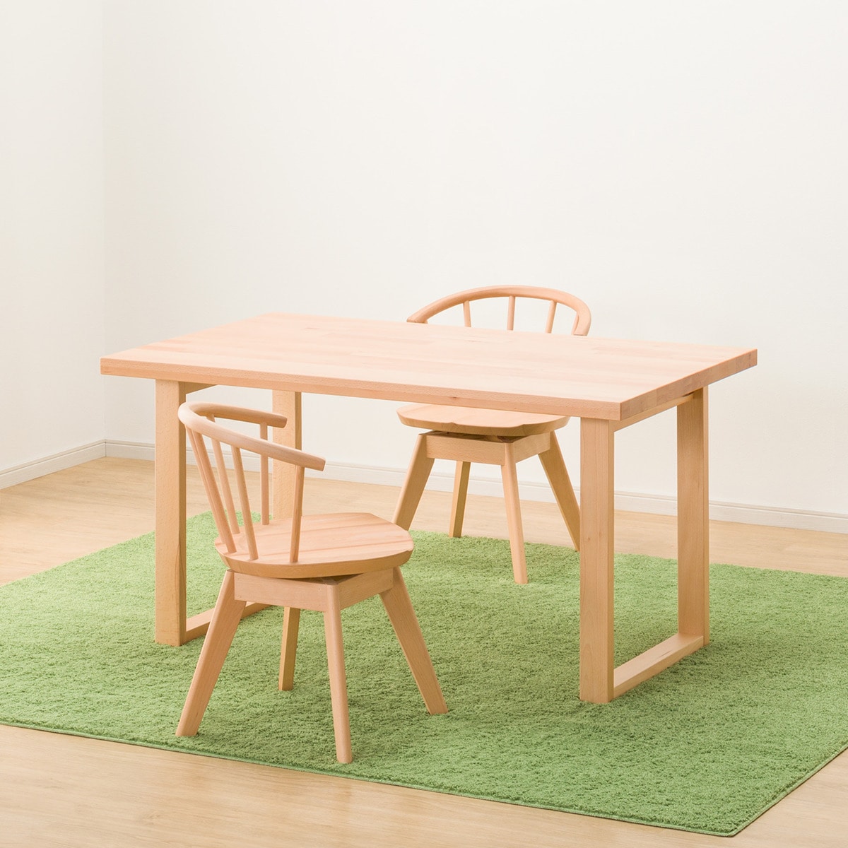 ダイニングテーブル3点セット (NコレクションT-06U 135 NA/C-53S NA)  【配送員設置商品】 【5年保証】